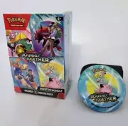 Pokemon Trading Card Scarlet & Violet 9 Journey Together Booster Bundle W/Pin