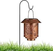 Solar Lanterns Light - Hanging Solar Lights Outdoor Garden | 6H-8H (Fully Charged), 800mah Hummingbird Decor Lights | Metal Art Waterproof Lamp Garden Decor | Outside Decorations for Patio Lawn Porch