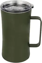 Water Tumbler with Handle,Portable Drinking Cup with Lid - Portable 600ml Tumbler for Outdoors, Hiking, Travel, Home, Camping