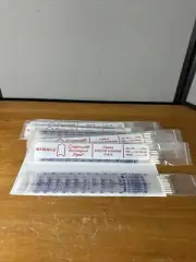 100 KIMBLE Glass 1mL Disposable Serological Pipettes Non-Sterile 72100 New