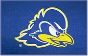 FANMATS NCAA University of Delaware Fightin' Blue Hens Nylon Face Starter Rug
