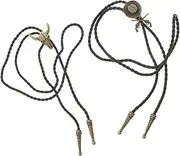 [WOFASHPURET] Bolo Tie Ties for Men Mens Ties Necklace Tie for Men Mens Necktie Men Ties Mens Neck Ties Men Accessories Bolo Neck Ties Accessories for Men Bolo Necktie Pu Leather Rope