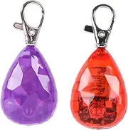 Generic 2pcs Rechargeable Led Pet Safety Pendant for Dogs Glow The Dark Night Walking Accessories High Visibility Dog Collar Colors