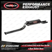 Redback 2 1/2" Catback 2 Outlet Rear Muffler for Ford Falcon AU AU2 AU3 XG XH (for: Ford)