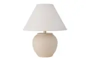 Amalfi Stone Effect Table Lamp Bedside Nightstand Hamptons Lamp Coastal Decor