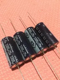 在飛比找Yahoo!奇摩拍賣優惠-全新原裝日本 nichicon 尼吉康 25V3300UF 