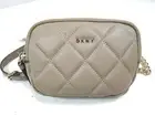 DKNY LARA MEDIUM QUILTED TAN BELT BAG FANNY PACK