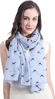 [Lina & Lily] Beagle Dog Print Large Scarf Lightweight