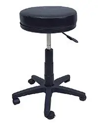 在飛比找Yahoo!奇摩拍賣優惠-【上丞辦公家具】台中免運 加厚皮面氣壓圓椅 氣壓椅 化粧椅 