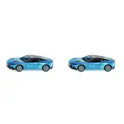 2x Siku 1582 Aston Martin DBS Superleggera Diecast Car Vehicle 80mm Toy Blue 3y+