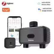 Automatic Water Timer with Gateway Dual Hose Garden Irrigation Watering System