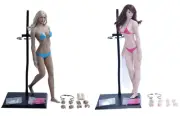 1/6 Seamless Female Body Suntan Pale Slim Action Figure For 12inch Model Doll