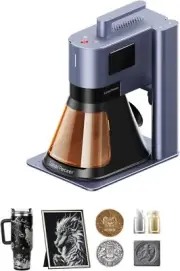 LaserPecker LP5 20W Fiber & Diode Dual Laser Engraver Cutter 0.0027mm Precision