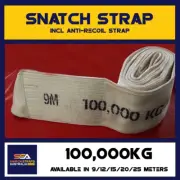 SSA **TRUCK SNATCH STRAP** - 9 METER 100 Tonne **AUSTRALIAN MADE**