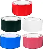 5 Rolls Carpet Duct Tapes Single Side Tapes Heavy Duty Duct Tapes for Repair DIY Crafts(10 Meters)