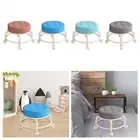 Roller Stool Low Noise Heavy Duty Pedicure Stool for Office Barber Shop