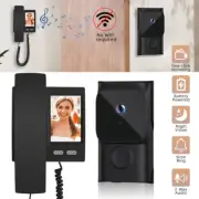1080P HD Smart Video Doorbell Phone Intercom System w/ 3.5" Monitor Night View
