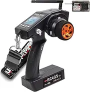 DTXMX RC Transmitter Radiolink RC4GS V3 2.4GHz 5 Channels and R6FG Gyro Receiver RC Controller Transmitter for Crawler,Truck,Car,Boat,Tanks