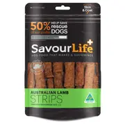 Savourlife Australian Lamb Strips Dog Treats - 165g