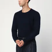 [Drumohr] Navy blue lambswool sweater 52 IT Blue