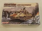 DRAGON 1/35 scale Kingtiger Late Production Ardennes 1944 tank model NEW SEALED