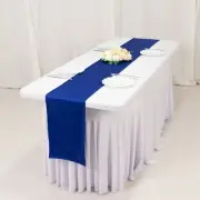 12" x 108" ROYAL BLUE Premium Scuba Polyester Table Runner Wedding Party
