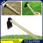 AU Mini Hoe with Wooden Handle Garden Hand Hoe Hand Cultivator (38*8.5*10.5CM)