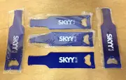 Skyy Blue Vodka Bottle Shaped Bottle Opener - New & Free Shipping - Set of 5