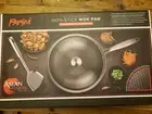 Parini 12.5" Stainless Steel Non-Stick Wok Pan w/Glass Lid & Spatula *Brand New*