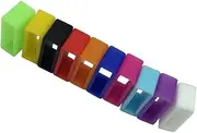 CAXUSD Smart Bracelet Accessory 20 Pack Silicone Secure Clasps Anti-separtion Safety Buckles