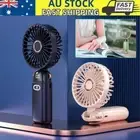 Mini Hand-held Fan Portable Folding Desk Fan Cooler Cooling USB Rechargeable CE