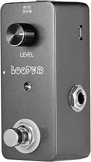 RAYWE Mini Looper Effect Pedal Guitar Loopers Bass Loop Pedal Ullimited Overdubs 5 Minutes Looping Time with USB Interface