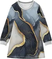 [Caihoyu] Girls Fall Dress Toddler Stylish Festival Outfit, Multicolor07, 4 Years