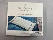 Hearth & Hand with Magnolia Inflatable Lounge Mat Pool Float, NEW (BOXED)