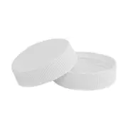 38mm White Plastic Screw Caps With F217 Foam Liner - Pack of 15 Leak Proof