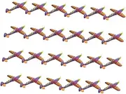 KONTONTY 24PCS Shark Design Airplane for DIY Aircraft Models Fun Party Favors Improves Hand Eye Coordination Random Color Planes Random Color