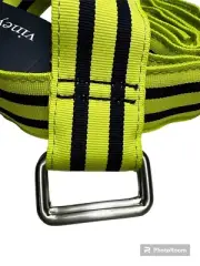 Vineyard Vines Men’s Double Stripe D-Ring Belt.Wild Lime.SZ.XXL.NWT