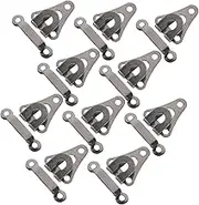 GARIOUANS 10Sets Durable Sewing Hooks and Eyes Trouser Fasteners for Skirts and Bras for DIY Crafting and Clothing Design