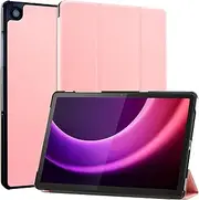 DMLuna Case for Samsung Galaxy Tab A9 Plus 11" Tablet 2023 Model (SM-X210/X216/X218), Multi-Viewing Angles Slim Premium PU Leather Cover with Auto Wake Sleep for Galaxy Tab A9+ 11" Tablet, Rose Gold