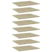 Bookshelf Boards 8 pcs Sonoma Oak 60x50x1.5 cm Engineered Wood