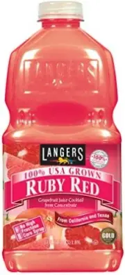 Juice Cocktail Ruby Red Grapefruit 64 Ounce Pack of 8 Packaging May Vary