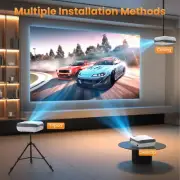 5G WiFi Bluetooth 1080P Projector, 350 ANSI Lumens, 4K Support + 100'' Screen