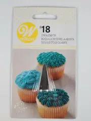 Wilton Piping Tips - Open Star #18 - Stainless Steel