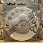 Aiwa HP-V17 Mini Cologne Stereo Headphones White 80's Brand New & Factory Sealed