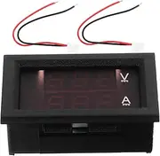 Parliky 1Pc LED Voltmeter Ammeter Digital Multimeter Voltage Tester for Accurate Energy Monitoring Dual Display High Accuracy for Automotive Electronics Use