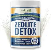 HolyLand Zeolite Powder Cleanse, 400 grams – All Natural, Complete Detox – Supports the Safe Removal of Environmental Toxins – Promotes Optimal Gut Health & Body pH - Natural Immunity & Energy Booster