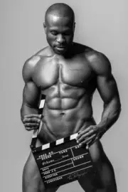 [O511] Handsome Man Cute Male Model Showing Off Body Physique Art Photography