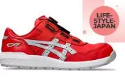 ASICS WINJOB CP306 BOA 1273A029 600 Classic Red Piedmont Gray 3E Safety Shoes