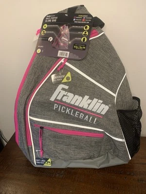 Franklin Pickleball Grey Pink Backpack Bag