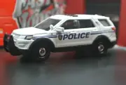 Matchbox 2016 Ford Interceptor Utility - White - Loose - 1:64 - Police